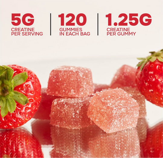 SquatGummi Strawberry Creatine Gummies